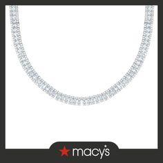 in stock Macy's Necklaces With Diamond Accents For Wedding, Formal Cubic Zirconia Necklace From Macy's, Macy's Silver Cubic Zirconia Jewelry, Macy's White Cubic Zirconia Jewelry, Macy's Fine Jewelry Cubic Zirconia, Macy's Diamond Necklace With Prong Setting, Macy's Cubic Zirconia Necklaces For Formal Occasions, Macy's White Necklaces With Diamond Accents, White Diamond Accent Necklaces From Macy's