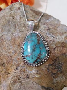 *Large  Turquoise Pendant  *Sterling Silver  *Free Shipping  *Handcrafted  *Jewelry ship in Gift box  * Will ship the pendant as pictures  All components are solid .925 silver.  Thank You For Your Looking ,And Check Out More Items In My Etsy Shop For More Great Deals, Also We Add More Jewelry To Etsy Shop regularly  PLEASE check their dimensions, before setting the order.  NOTE -Once the parcel gets shipped out, it is usually needed 3-6 business days for every where in US Please keep in mind tha Jewelry Turquoise, Turquoise Pendant, American Jewelry, Native American Jewelry, Blue Turquoise, Silver Turquoise, Necklace Gift, Turquoise Jewelry, Turquoise Blue