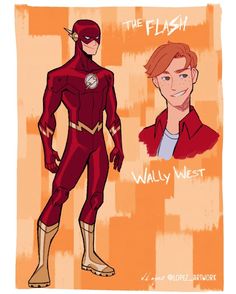 an image of the flash and wally west