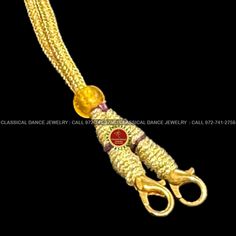 Design by Classical Dance Jewelry® ❥ Plain Golden necklace cord | GOLD COLOR Dori | Tassel for Necklaces Thread is used for Bharatnatyam, Kuchipudi, and Kathak Dance performances for Hair Decoration in Dance, Weddings, and Events ❥ Used this dori - Tassel to attach it to any Necklace, haram, or neckpiece ❥ 100 % cotton ❥ Handmade adjustable Indian Cords With Tassels. ❥ Golden necklace cord ❥❥❥ Material: Cotton ❥❥❥❥ Size in inches ❥ Length of the Dori is adjustable up to: 11-13 inches ❥❥❥ Order i Ceremonial Gold Temple Jewelry Mala, Gold Temple Jewelry Mala For Ceremonial Use, Ceremonial Gold Mala For Diwali, Gold Mala For Ceremonial Diwali, Gold Mala For Diwali Ceremonial, Traditional Yellow Temple Necklace For Diwali, Ceremonial Gold Traditional Wear With Zari Weaving, Traditional Mala With Latkans For Puja, Gold Mala With Latkans For Festivals