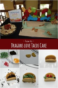 how to make dragon love tacos cake