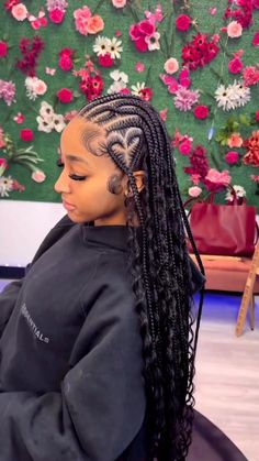 Fulani tribal braids Twisted Hair, Braided Hairstyles For Black Women Cornrows, Feed In Braids Hairstyles, African Hair Braiding Styles, Box Braids Hairstyles For Black Women, Cute Braided Hairstyles, Cute Box Braids Hairstyles, Quick Braided Hairstyles, Feed In Braid