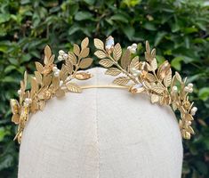 This Costume Hats & Headpieces item is sold by HedsThreads. Ships from Tustin, CA. Listed on Jun 16, 2023 Gold Wreath Crown, Greek Leaf Crown, Greek Wreath, Laurel Wreath Crown, Greek Crown, Gold Laurel Wreath, Gold Leaf Crown, Crown Wreath, Wreath Crown