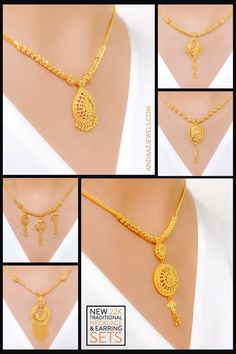 Lightweight Necklace Gold, Long Gold Necklace Indian Bridal Jewellery Designs, Lightweight Gold Necklace Indian, Fancy Jewellery Necklace, Golden Necklace Design, Modern Gold Necklace Designs, Gold Necklace Set Simple, Chandra Haram