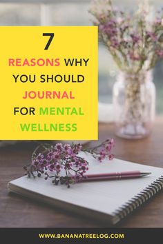 Not sure if journaling is for you? Here are 7 reasons why you should start a journal to improve your mental wellness. #journalformentalhealth #anxietyjournal Journaling For Mental Health, Start A Journal, Mental Clutter, Daily Journal Prompts, Morning Pages, Stream Of Consciousness, Healthy Brain, Mental Wellbeing, Clear Your Mind