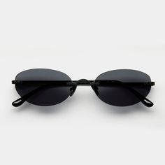 Cleo - Black/Smoke Small Sunglasses, Sunglasses Frame, Black Metal Frame, New Design, A Box, Black Metal, Protective Cases, Metal Frame, Product Launch