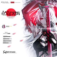 my design for Acheron   #acheron #starrail #hsr #gfx #aesthetic #1 #anime #fanart #explore #اكسبلور Acheron X Black Swan, Acheron Fanart, Taurus Necklace, Blah Blah Blah, Silver Wolf, Ghibli Movies, Anime Monochrome