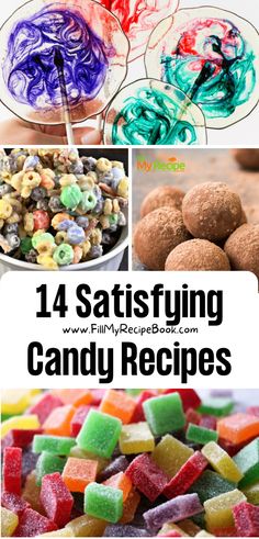 14 Satisfying Candy Recipes - Fill My Recipe Book Fruit Truffle, Recipe Ideas Easy, Crunch Bars Recipe, Truffle Balls, Candy Homemade, Treat Business, Hard Candy Recipes