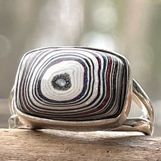 Brand New Authentic Fordite "Motor City Or Detroit Agate”Cabochon Set In Solid 925 Sterling Silver - Marked Ring Size: 6 3.6 Grams Total Weight Price Based On Extremely Limited Supply (The Supply Of Fordite Is Limited To What’s Already On The Market) - This One Is Not Lab Created Though Not Actually A Gemstone, The Man-Made Material Tells The Story Of American Automotive History. Like Genuine Semiprecious Stones, The Material Is Actually Rare. Since Both The Substance And Process Of Painting Veh Agate Cabochon, Motor City, Womens Jewelry Rings, Solid 925 Sterling Silver, Sterling Silver Ring, Semiprecious Stones, Sterling Silver Rings, Agate, Lab