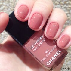 Bride Nail Color, Nail Art Pink, Beauty Hacks Nails, Pretty Nail Colors, Chanel Pink, Pretty Gel Nails