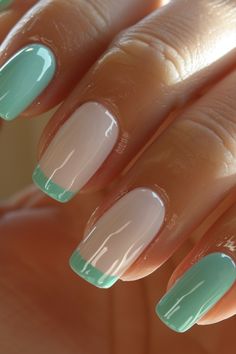 Tiffany Nails French Nail Art Elegant, Tiffany Blue Nails Design, Tiffany Blue Nails, Tiffany Nails, Tiffany Art, French Manicure Nails, Fancy Nails Designs