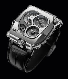 Urwerk EMC – a watch with artificial intelligence - Luxois.com Monochrome Watches, Tissot Watches, Titanium Watches, High End Watches, Men's Watches