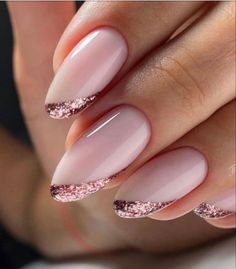 Rave Nails, Glitter French Nails, Elegant Touch Nails, Cruise Nails, Maroon Nails, Graduation Nails, Subtle Nails, Nails Desing, Elegant Nails