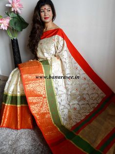 G Cash, Lehenga Sari, Banarasi Sari, Designer Dupatta, Saree Beautiful, Work Skirt, Designer Bridal Lehenga, Work Skirts, Zari Work