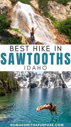 Goat Lake hike in Sawtooth mountains Sawtooth Wilderness Idaho, Sawtooth Mountains Idaho, Jagged Mountains, Hiking Usa, Idaho Vacation, Stanley Idaho