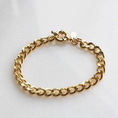 Beautiful and bold, our chunky gold chain bracelet makes a statement alone or stacked with your favorites! -Gold plated curb chain - 6mm -Chic gold plated parrot clasp Classic Cuban Link Bracelet With Chunky Chain For Everyday, Trendy Chunky Cuban Link Bracelet, Trendy Cuban Link Chunky Chain Bracelets, Trendy Chunky Cuban Link Chain Bracelet, Trendy Chunky Chain Cuban Link Bracelet, Gold Cuban Link Bracelet For Everyday, Trendy Bracelets With Chunky Cuban Link Chain, Everyday Gold Plated Cuban Link Bracelet, Everyday Gold-plated Cuban Link Bracelet