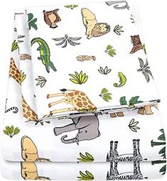 1500 Supreme Kids Bed Sheet Collection - Fun Colorful and Comfortable Boys and Girls Toddler Sheet Sets - Deep Pocket Wrinkle Free Soft and Cozy Bedding - Twin XL, Wild Animal Kingdom Kids Bed Sheets, Kids Sheet Sets, Kids Sheets, Wild Kingdom, Kids Bed, Boys Bedding, Animal Graphic, Girl Beds