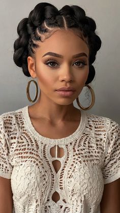 braids hairstyles updo black women Braids Hairstyles Updo Black Women, Hairstyles Updo Black Women, Black Tie Makeup, Updo Black Women, Braids Hairstyles Updo, Tied Up Hairstyles, Short Hair Accessories, Updo Ideas, Seamless Hair Extensions