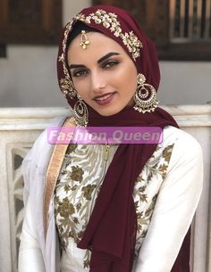 Umrao Jaan, Mumtaz Mahal, Beads Fabric, Bridal Hijab