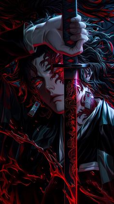 【Yoriichi Tsugikuni 】 ⁀➷ Wallpaper ✪ Demon Wallpaper Dark, Demons Slayer Wallpaper, Yorichi Demon Slayer, Sun Hashira, Enemy Wallpaper, Yorichi Tsugikuni