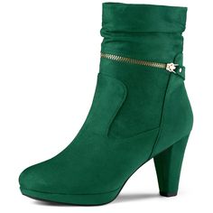 Shop Allegra K for ankle zip platform high heel mid calf boots you are looking for, get more women's chunky heel for yourelf. Order now! Free Returns!