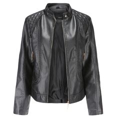 Meet our Women's Faux Leather Motorcycle Jacket: If you love leather jackets, you’re especially going to love this motorcycle jacket! It’s elegant, stunning, and extremely comfortable. Awaken your independence with this symbol of rugged modernity. The soft inner viscose lining complements the durable body of the jacket. Made of premium crafted leather (PU) to give you a genuinely high-quality leather jacket. Our premium crafted products are renowned for their signature durability and are designe Leather Jacket Zipper, Faux Leather Jacket Women, Leather Outfits Women, Short Coats Women, Biker Coat, Leather Coat Womens, Pu Jacket, Casual Outwear, Leather Jacket Style