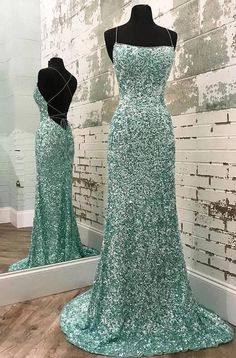 Sequin Prom Dress, Cute Prom Dresses, Winter Formal, Pretty Prom Dresses, فستان سهرة, Green Sequins, Mermaid Evening Dresses, Dresses Elegant, Dress Evening