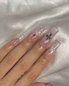 Her Nails, Long Acrylic Nails Coffin, Really Cute Nails, Dream Nails