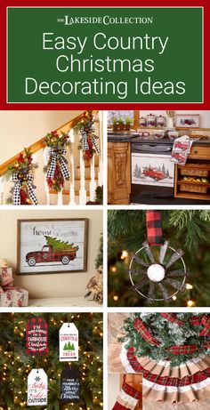 the lakeside collection easy country christmas decorating ideas