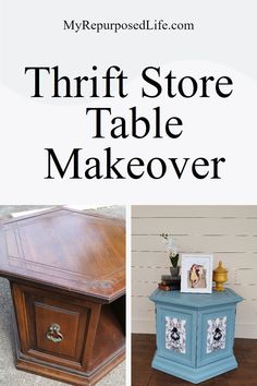 the thrift store table makeover