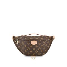 Fashioned in classic Monogram canvas and signed with a “Louis Vuitton Paris” leather patch, this uber-functional Bumbag transforms sportwear into the very definition of casual chic. Wear it as a belt bag, cross-body or over the shoulder for a jauntier look. Detailed Features 14.6 x 5.5 x 5.1 inches(length x Height x Width) Monogram coated canvas and natural cowhide leather Cotton canvas lining Natural cowhide leather trim Gold colored metallic pieces 1 main compartment with double zip closure 1 Louis Vuitton Bumbag, Stile Casual Chic, Luxury Backpack, Classic Monogram, Luxury Designer Handbags, Monogram Bag, Bag Trends, Leather Patches, Small Leather Goods