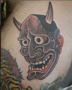 Hannya Mask, Dragon Black, Future Tattoos, Traditional Design, Tatting, Tattoo Ideas