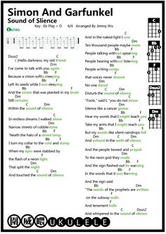 the guitar chords for simon and garfunke