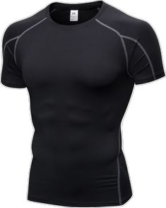 Compression Shirts, Sports Workout, Mens Compression, Shirts Short Sleeve, Compression Shirt, Compression Shorts, Running Tops, Workout Tshirts, Workout Gym