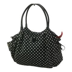 Kate Spade Black White Polka Dot Fabric Diaper Shoulder Bag. Condition is Pre-owned. Shipped with USPS Priority Mail. Dot Fabric, Polka Dot Fabric, Dotted Fabric, White Polka Dot, Priority Mail, Bags Handbags, Polka Dot, Kate Spade, Polka Dots