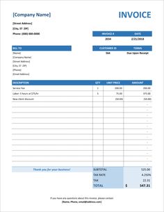 an invoice form is shown with two lines on the bottom and one line at the