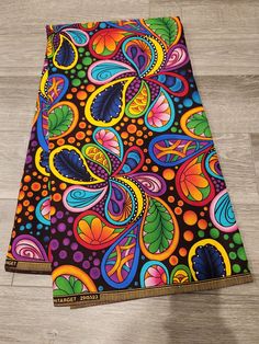 DESCRIPTION African Ankara Fabric. This is high quality African print is 100% cotton and it's 45 inches wide. It is used for making African Clothing, African quilts, & For Home decoration. FYI: Print is Double sided. The listing is for 3yards and 6yards Each piece of fabric measures: 105 - 108in by 45in for 3yards 210 - 216in by 45in for 6yards If you purchase more than one yard, you will receive one continuous piece. *If you require more than what I have listed, feel free to send me email. CARE Vibrant Print Patterned Cotton Fabric, Patterned Cotton Fabric With Vibrant Print, Cotton Fabric With Vibrant Patterned Print, Vibrant Print Cotton Fabric, Multicolor Batik Print Cotton Fabric, Multicolor Cotton Batik Print Patterns, Cotton Batik Print Multicolor Prints, Cotton Batik Print In Multicolor, Multicolor Cotton Fabric With Vibrant Print