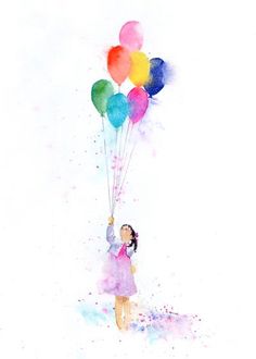 Happy Birthday Signs, Watercolour Inspiration, Advocate Art, Watercolor Paintings Easy, Happy Paintings, Rainbow Art, Sketch Painting, Watercolor Inspiration, Pour Painting