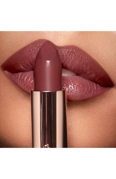 Charlotte Tilbury Pillow Talk Intense K.I.S.S.I.N.G. Lipstick | Nordstrom Fall Wedding Makeup, Fall Makeup Trend, Pillow Talk Lipstick, Charlotte Tilbury Pillow Talk, Romantic Makeup, Makeup Before And After, Night Beauty, Skincare Routines, Rose Lipstick