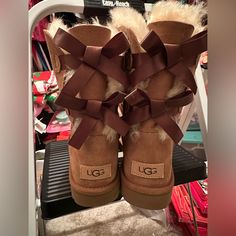 Brand New, Never Worn Pair Of Uggs. The Style Name Of The Boot Are The Bailey Bo Ll. Ugg Bailey, Shoes Ugg, Girly Shoes, Womens Uggs, Ugg Shoes, Brown Boots, Fashion Inspo Outfits, Fashion Inspo, Women Shoes