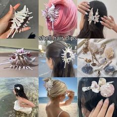 Discover the Latest Trends in Aesthetic Hair Clips! Explore Unique Styles and Inspirations for Your Perfect Look. #HairClips #AestheticAccessories #FashionInspo  Cc:- @softgirl.aesthe Statement Hair Clip, Easy Diy Clothes, Cute Hair Clips Aesthetic, Cute Skirt Outfits, Hairclip Aesthetic, In Aesthetic, Aesthetic Hair Clips, Hair Clips Aesthetic, Sea Inspired Jewelry