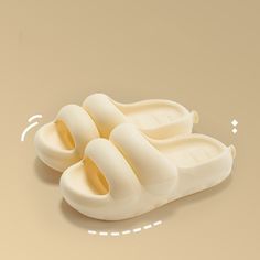 Color: Light yellow, Shoe size: 36or37 Beige Closed Toe Sport Sandals For Summer, Comfortable Open Toe Platform Slippers For Summer, Beige Sport Sandals With Cushioned Footbed For Summer, Beige Flat Jelly Sandals For Summer, Summer Vacation Sandals With Thick Bottom, Casual Summer Platform Slippers With Thick Bottom, Thick Bottom Sandals For Summer Vacation, Beige Slip-on Sport Sandals For Summer, Closed Toe Beige Platform Slippers For Summer