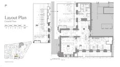 the layout and floor plan for an apartment building in new york city, ny with two floors