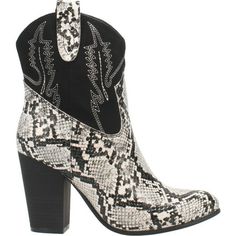 Code West Slayer is a bold and colorful bootie. It's 3 1/2" heel gives you height and the western stitching adds pizzazz. Made from faux suede. Size: 7.5.  Color: Black.  Gender: female.  Age Group: adult. Square Toe Western Boots, Cowboy Boots Square Toe, Embroidered Boots, Boots Square Toe, Western Boots Women, Zipper Boots, Wide Calf Boots, Leather Block Heels, Wide Boots