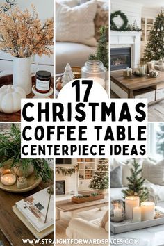 christmas coffee table centerpiece ideas