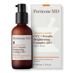 Perricone Md, Skin Care Treatments, Even Skin Tone, Face Serum, Ulta Beauty, Vitamin C, Vitamin E, Skin Tones, Vitamins