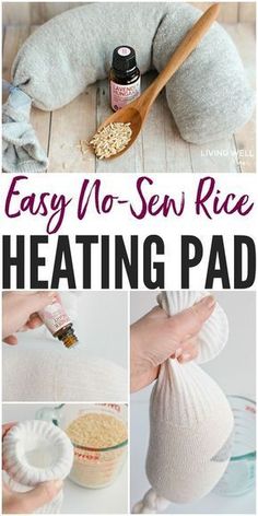 easy no - sew rice heating pad is the perfect way to keep your home warm this winter