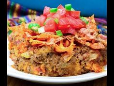 a close up of a plate of food on a table