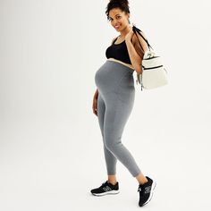 Whether for comfort or sport, this women's Tek Gear maternity 7/8 leggings is the right choice for you. Whether for comfort or sport, this women's Tek Gear maternity 7/8 leggings is the right choice for you. TECHNOLOGIES & FEATURES Moisture-wicking technology 4-way stretch fabric Two side pockets Tag freeFIT & SIZING 24 1/2-in. inseam High rise sits on the natural waistline Elastic waistbandFABRIC & CARE Polyester, spandex Machine wash Imported Size: 1X. Color: Dark Grey. Gender: female. Age Group: adult. Sporty Nursing Friendly Stretch Activewear, Sporty Maternity Activewear For Yoga, Athleisure Bump-friendly Sports Leggings, 4 Way Stretch Fabric, Polyester Spandex, Fabric Care, Gender Female, Moisture Wicking, Stretch Fabric