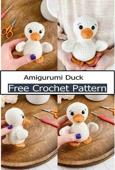 crochet duck free pattern with instructions